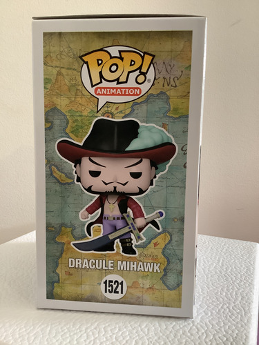 Figura Funko Pop Dracule Mihawk #1521 Sticker Funko Store (Usado)