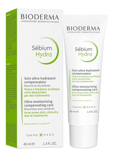 Imagen 3 de 3 de Crema Hydra Bioderma Sébium día para piel acneica de 40mL