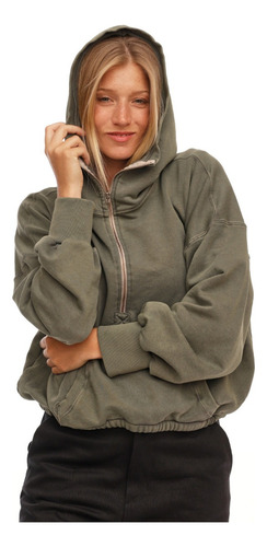 Buzo Reef Cathy Halfzipper Hoodie - Mujer
