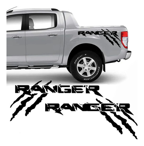 Kit Adesivo Ford Ranger Raptor Faixa Lateral