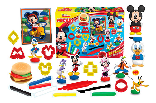 Imagen 3 de 7 de Masas Disney Doh Frozen - Mickey - Spiderman Juego Play Set