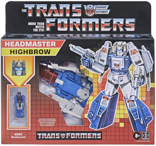 Transformers Retro Headmaster Highbrow With Xort