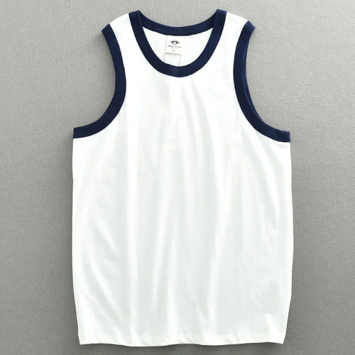 Chaleco Fino De Verano Con Camiseta Sin Mangas De Algodón Pu