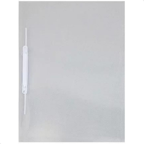 Kit 10 Pastas Com Grampo Acp Cristal Plástica Transparente