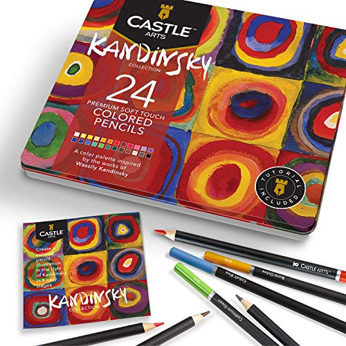 Lapices De Colores Inspirados En Kandinsky 24 Pz Coleccion