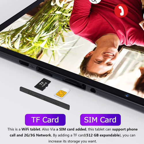 Tablet Pritom De 10 Pulgadas, Android 10, Ranura C/ Sim, 32