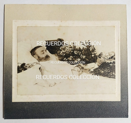 Foto Antigua Original De Época, Post Mortem 1900 Ca