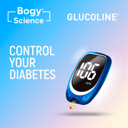 Glucoline 30 Caps Suplemento Diabeticos Sin Sabor