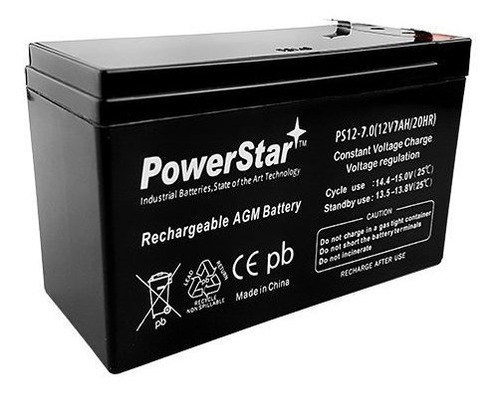 Bateria Repuesto Plomo Acido Patrulla Electrica 12 V 7 Ah