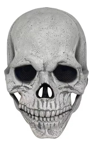 2pcs Cráneo De Halloween Con Casco De Máscara De Boca Móvil