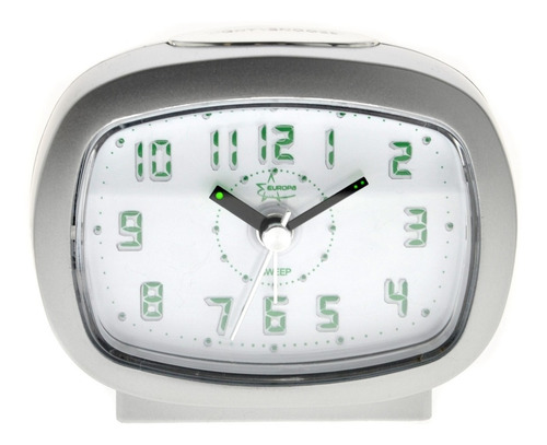 Imagen 3 de 6 de Reloj Despertador Europa Ovi Luz Led Acrílico Alarma 9007