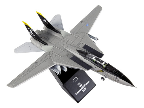 Avión Militar Diecast Modelo Coleccionable 1/100 F-14 Tomcat