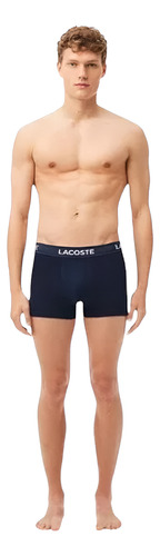 Boxer Trunk Lacoste 3 Pack De Algodón - Original / Nuevo