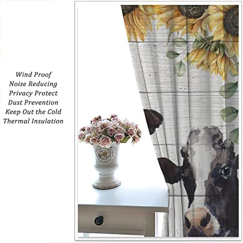 Cortinas De Ventana De Vacas Jestronry, Divertidas Cortinas