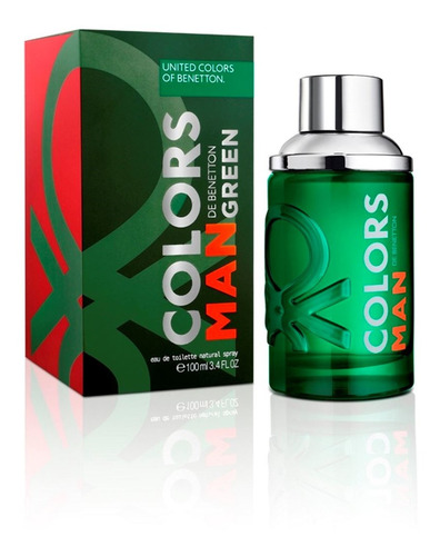 Benetton Colors Men Edt 100 Ml Green