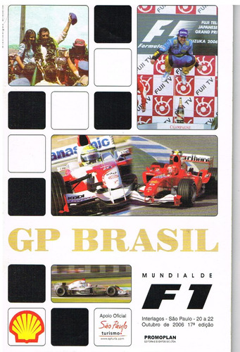 Revista Guia Gp Brasil Mundial De F1 Número 17 - 2006