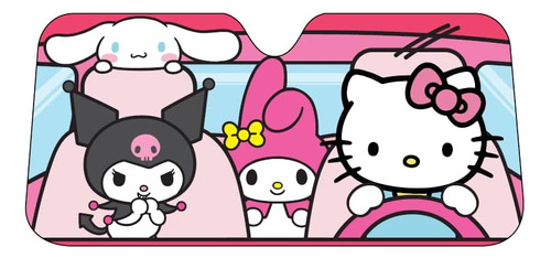 Parasol Parabrisas Delantero Coche (hello Kitty)