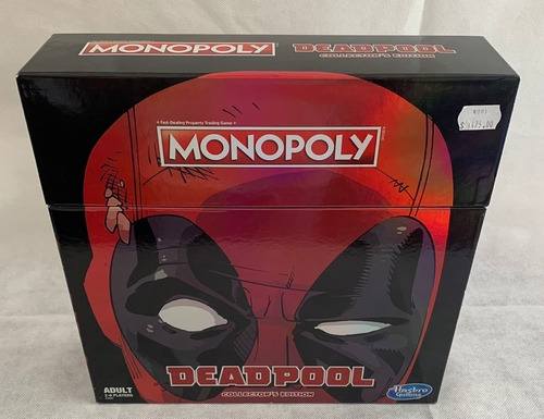 Juego De Mesa Edicion Especial Monopoly Deadpool Coleccionab