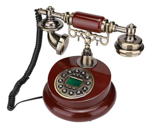 Ms-6100b - Dial De Teléfono Con Botón De Estilo Retro Europe
