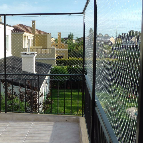 Imagen 1 de 6 de Cerramiento Red Proteccion Terraza Baranda Niño Bebe Gato