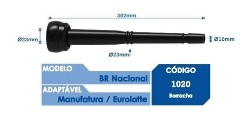 Teteira 2 Aneis 9,5mm Adaptavel Ordenha Eurolatte