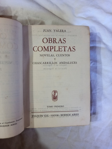 Obras Completas De Juan Valera Novelas Y Cuentos