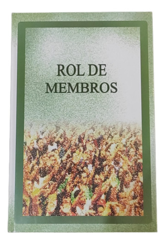 Livro Rol De Membros Igreja - Até 540 Registros