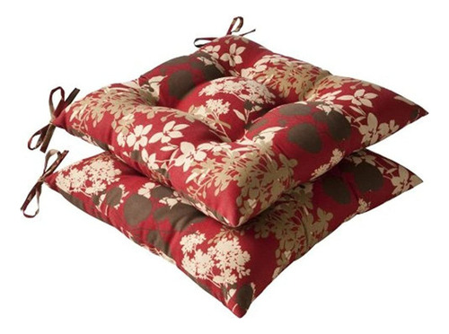 Almohada Perfect Indoor Outdoor Redbrown Floral Copetudo Coj