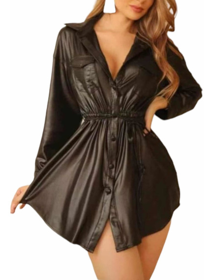 Vestido Vinipiel Negro | MercadoLibre 📦 Vestido Vinipiel Negro | MercadoLibre 📦