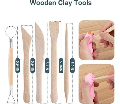 Of Ceramic Clay Sculpture Tools 25 Pieces