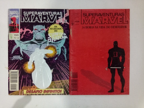 Superaventuras Marvel N.°s 153 E 154 As 2 Por R$20 Ler Discr
