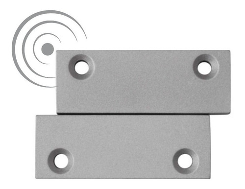 Imagen 1 de 5 de Contacto Magnetico Metalico Para Puertas, Ventanas Hikvision