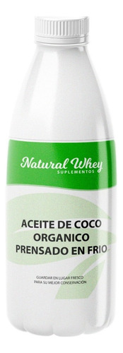 Aceite De Coco Prensado En Frío Orgánico Non Gmo 500 Ml 