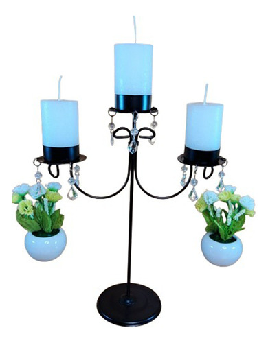 10- Candelabro - Porta Vela  - Centro De Mesa - Decoración 