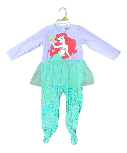 Pijama Disney La Sirenita Niña Talla 12 Meses Envio Gratis