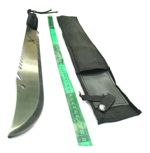 Machete Cuchillo Puñal Militar 48.5 Cm En Acero Inoxidable