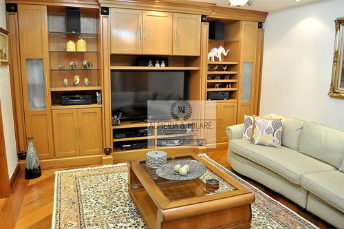 Imagem 8 de 30 de Edifício Crystal Pallace, Um Apartamento Por Andar, 464 M², 4 Vagas, Na Vila Bastos, Santo André. - Ap0055