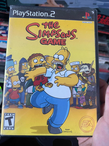 The Simpsons The Game Playstation Ps2 Original Línea Negra