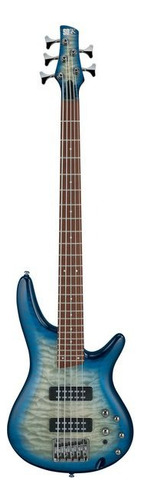 Bajo Activo Ibanez Sdgr Indonesia Sr405eqm-scb 5 Cuerdas Diestro Azul Laqueado 5