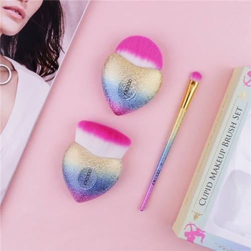 Imagen 2 de 2 de Set de 3 brochas Docolor DB-CUPID