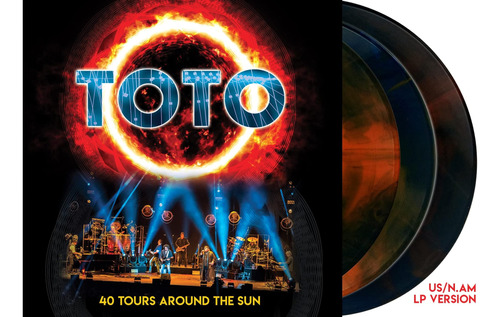 Vinilo: Toto 40 Giras Alrededor Del Sol Blue Orange Lp Vinil