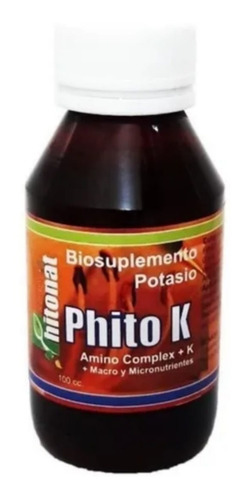 Imagen 1 de 5 de Phitonat Phito K Biosuplemento Carencia De Potasio Phitok 10