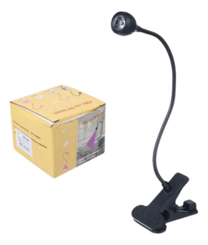 Lámparas Led Usb Luz Purpura Con Pinza Curado Flexible