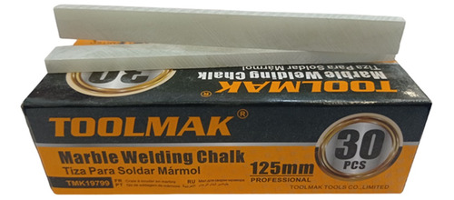 Tiza Marca Fierro Metal Caja 30 Unds 125mm Toomak