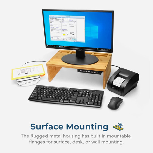 Hub De Metal 7 Puertos Usb 2.0 Para Pc-mac
