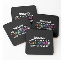 Comprar Set Posavasos Canto Superpoder Lindo Divertido Divertido Fel