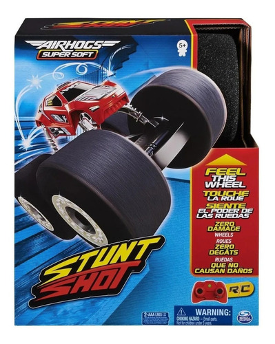 Airhog Super Soft Carro Radio Control Stunt Shot Spin Master Color Rojo