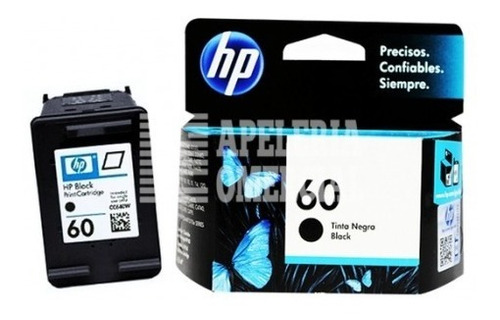 Recarga De Cartucho Tinta Hp 60 Negro Por 1era Vez