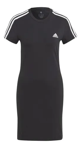 Vestido adidas Essentials 3 stripes Feminino Parcelamento sem juros