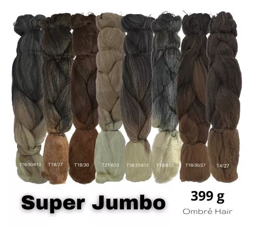 Super Jumbo Para Tranças Ser Mulher 399 g Cores Clássicas